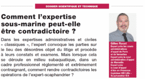 Expertise sous-marine - Dossier revue expert